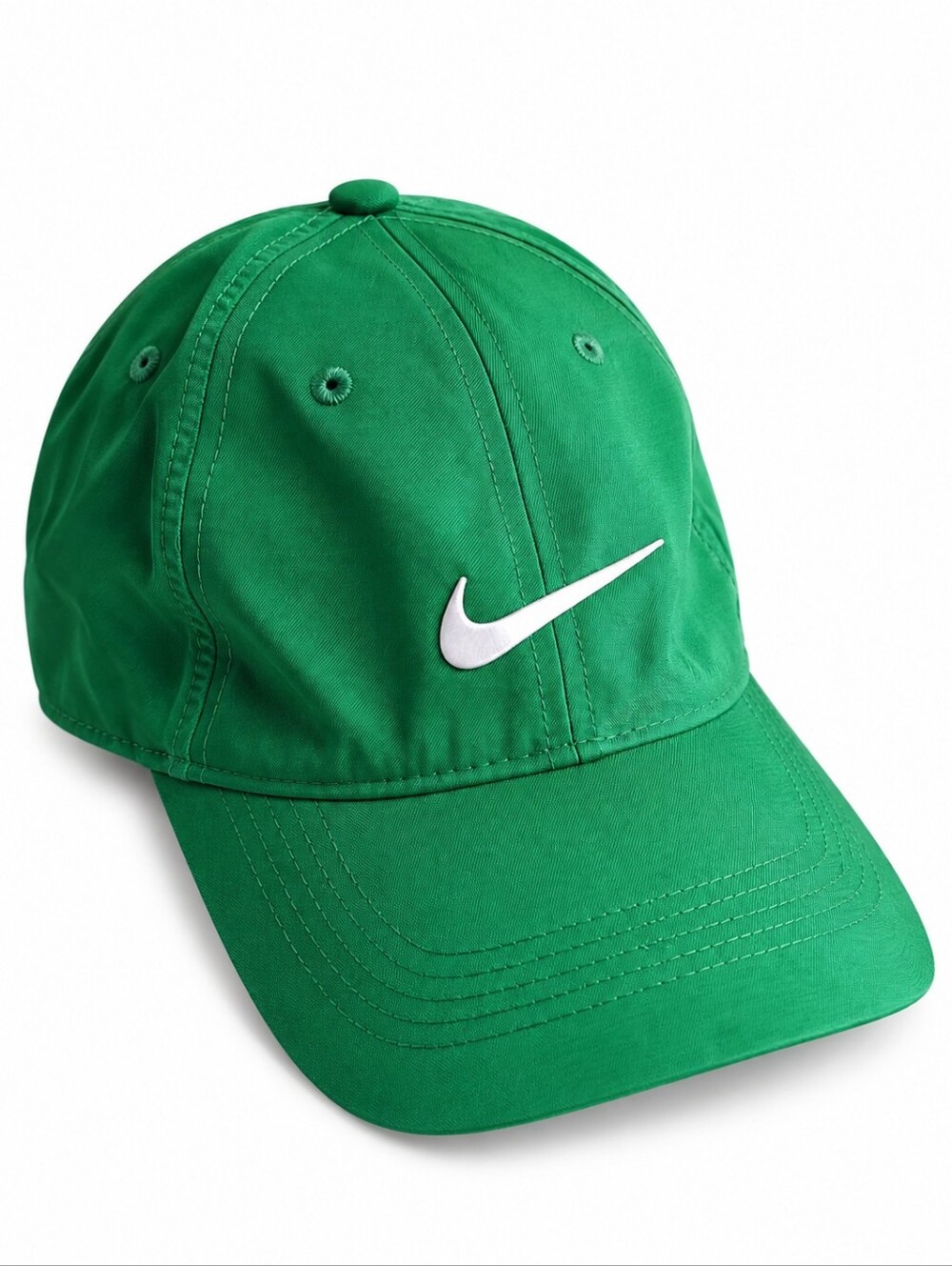 Nike Golf Hat Cap Mens Kelly Green Dri-FIT Classic Swoosh Adjustable Strapback